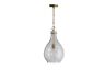 333813pa-472 Capital Lighting Inch Light Pendant Patinaed Brass Finish 841740140843