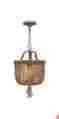 3374204 273-bs Crystorama 1-light Mini Chandelier In Burnished Silver Finish Id 633779021039