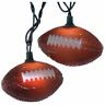 33751983 Kurt Adler Set Of Football Shaped Novelty Christmas 195583590120