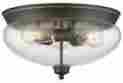 722f3-ob 3424714 Z-lite 3 Light Vintage Flush Mount Id 685659058345