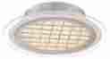 3442097 Ls-5701 Lite Source Flush Mount Light With Silver Metal Grid Id 088675464372
