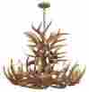 3459706 16316 9 Elk Lighting 9-light Chandelier In Wood Brown Finish Id 748119101460