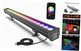 Ls0014 360 Led Llc Smart Wall Washer Light Via App Control 168w Rgbcw Cct Adjustable Linear