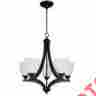 37725-ob-wf 37725 Almeda Jeremiah Lighting Old Bronze White Frosted 5 Light Chandelier 647881148669