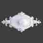 38748 The Renovators Supply 6 Ceiling Medallion White Urethane 12 H X 24 W 671839619079