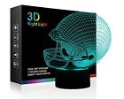 3d-nl-zq03 Iduola Football Helmet Night Light Illusion Birthday Gift 6412255777776