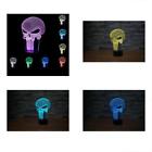 3dbb Yanghx Illusion Skull Lamp Multicolored Halloween Optical Led 6886871182656