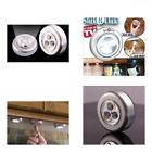 4321963451 Ladygift Led Wireless Tap Light Silver For Closets 848878037397