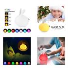 43224940 Wuminglu Colors Rabbit Night Light Rechargeable Silicone Usb 601982169930
