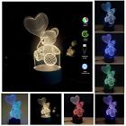 43234-526 Yaekoo Usb Powered Colors Amazing Optical Illusion Teddy 602989766665