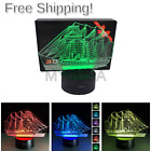 43305-14665 Velan Table Lamp Boat Steamship Ship Shape Gift Acrylic Night