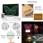 43397-20733 Luxmo Premium Night Lamp Butterfly Optical Illusion Led 885926401168