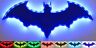 43397-40474 Zagevivin Bat Led Wall Lightcolorful Remote Control Projection 788537932260