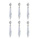 44008 The Renovators Supply Clear Glass Spire Light Pendant 096962413651