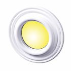 45446 The Renovators Supply Spot Light Ring White Trim 671839622734