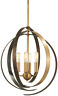 4624-099 Minka Lavery Brass Iron Criterium Taper Candle Pendant 747396104423