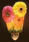 50031 Ibis Orchid Gerber Daisy Flower Night Light Designs New
