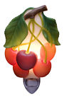 50053 Ibis Orchid Design Bunch Of Cherries Night Light 835721500535