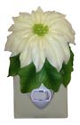 8357214 50063 Ibis Orchid Design White Poinsettia Christmas Holiday Night 835721500634