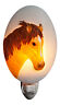 8357212 50153 Ibis Orchid Design Horse Night Light Brown Colt 835721501532