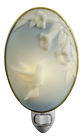 8357211 50204 Ibis Orchid Design Blue And White Hummingbird Cameo 835721502041