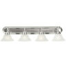 519215 Design House Millbridge Satin Nickel Vanity Light 044321519216