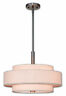 52137-91 Livex Lighting Meridian Light Single Pendant Nickel 847284049925