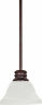 60-366 Nuvo Lighting Bronze Single Light Mini Pendant 045923603662