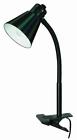 45923608438 60-843 Satco Products Clip On Goose Neck Lamp Black