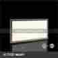 Ccp-pl2x4-6000k-60w 6000k Ccp-pl-2x4-60w-6000k Ccpmart 2pcs Box 2x4 60w Led Panel Light 90lm W Ul Dlc Approved White Frame
