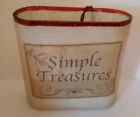 603559328474 Stony Creek Simple Treasures Lighted Frosted Glass Jar
