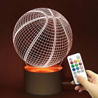 614501 Trade Color Change Touch Remote Control Dimming Basketball 717390614501