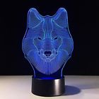 6286200652575 Tiscen Lamp Wolf Led Illusion Lights Color Changing