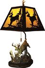 643323483015 Rivers Edge Deer Lamp