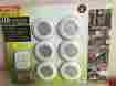 647601 Hab Industries Lightmates Led Wireless Puck Lights With Remote Batteries 6 Pack 045351001863