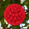 70187 Wintergreen Lighting Starlight Sphere Red 840052125043