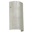 7042sf-pn 7042sf Polished Wall Tamburo Silver Foil Besa Nickel Light