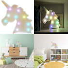 708445933258 Unicorn Light Decor Lamp Colorful Party Supplies Battery