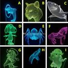 712035337333 Unbranded Led Illusion Usb Table Night Light Lamp Bedroom Child