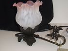 7121-b Standard Specialty Company Sculptured Metal White Art Angel With Violin