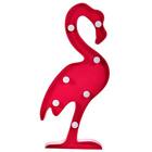 713653917068 Pooqla Fiesta Tropical Plastic Flamingo Marquee Light Led