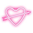 7625913991967 Cupids Bow Shape Neon Light Romantic Led Heart