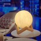 766008560228 Unbranded Moon Night Light Table Lamp Touch Dimmable