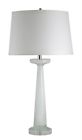 796019 Id 2 Set - Lamp Blown Glass Table White Hand