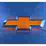 7chvyy Neonetics Chevrolet Bowtie Shaped Backlit Sign