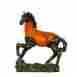 8225-745 Unbranded Amber Colored 13 Tall Horse Night Light Lite Accent Table Lamp Equestrian