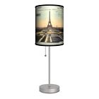 844975005123 N A Lamp-in-a-box Travel Paris Eiffel Tower Postcard 20 H Table Lamp W Drum Shade