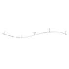 77003-wh 847658004017 Hampton Bay White Flex Track Lighting Starter Kit
