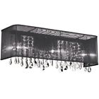 85324w-44-115 Dainolite Light Crystal Vanity In Polished Chrome 065214835312