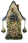 89256n Lincolnshire Colorful Ceramic House Cottage Table Night Light 807998450608